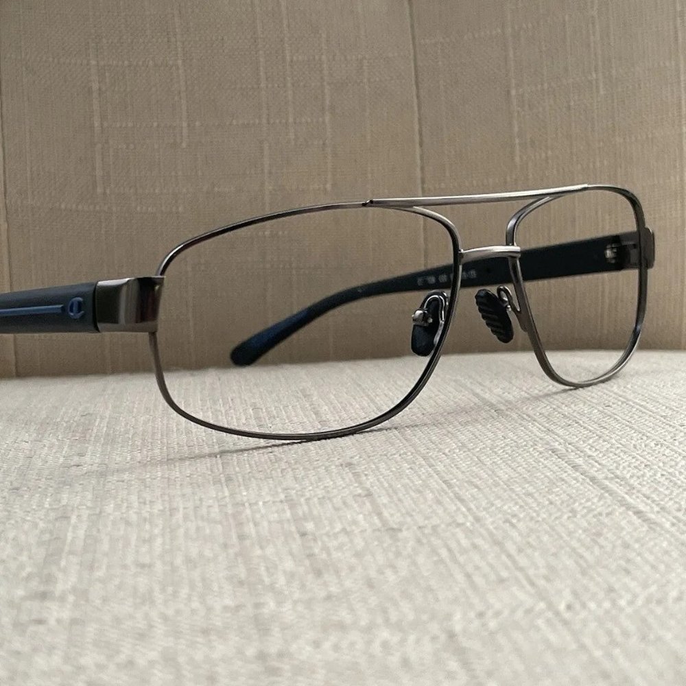 Champion Men Glasses Frame Gunmetal Tone Eyeglasses 61[]15 135 Frames
